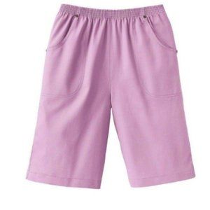 😀 3 for $20 New Women Size 20 Haband American Sweetheart Pull On Stretch Shorts